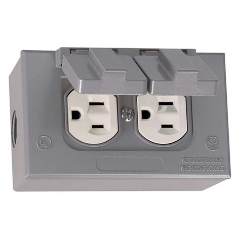 what is the outside electrical box called|waterproof electrical box outdoor receptacles.